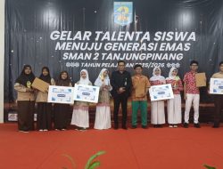 Persiapkan Para Siswa Menuju Generasi Emas, SMAN 2 Tanjungpinang Perdana Gelar Talenta Siswa