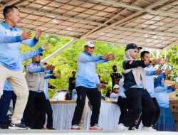 HUT PGRI ke-80 di Batam Dimeriahkan Senam Sehat Guru dan Pelajar