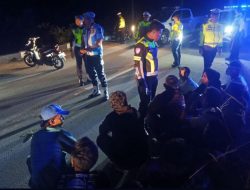 Satlantas Polres Karimun Tilang Pelaku Balap Liar