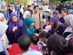 Sambut Harkannas, PKK Riau Gencarkan Gerakan Gemar Makan Ikan di CFD, Demi Generasi Riau yang Sehat dan Cerdas