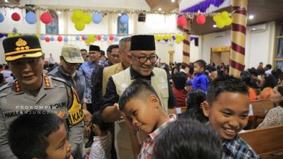 Pantau Gereja Malam Natal, Wali Kota Lis Darmansyah Jamin Keamanan Ibadah di Tanjungpinang