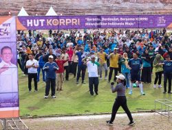 Semarak HUT ke-54 KORPRI di Kepri: Ribuan ASN Senam Bersama hingga Hadiah 4 Paket Umroh