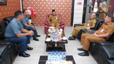 Perkuat Pertahanan Wilayah Kepulauan, Wali Kota Lis Darmansyah Sambut Kunjungan Danwing Udara I