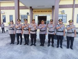 AKBP I Gusti Ngurah Agung Budianaloka Lantik Sejumlah Pejabat Utama Polres Anambas