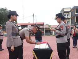 Sertijab Polres Karimun: AKBP Yunita Stevani Lantik Kasat Lantas dan Intelkam Baru