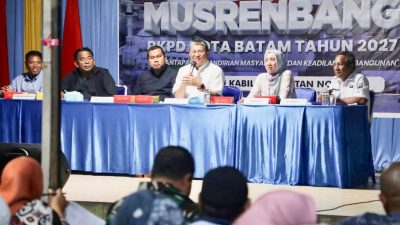 Hadiri Musrenbang Kabil, Sekda Batam Firmansyah Serap Usulan Infrastruktur untuk Tahun 2027