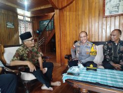 Kapolsek Jemaja IPTU Sutomo Temui Ketua LAM, Perkuat Sinergi Polri dan Tokoh Adat