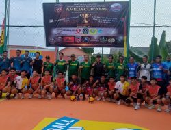 Wabup Karimun Buka Open Turnamen Bola Voli Putra Amelia Cup 2026