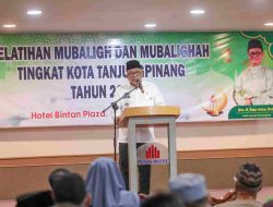 Sambut Ramadan 1447 H, Wali Kota Lis Gembleng 325 Mubaligh di Tanjungpinang
