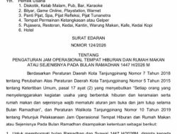 Aturan Puasa di Tanjungpinang: Diskotik Wajib Tutup, Rumah Makan Dilarang Pakai Tirai
