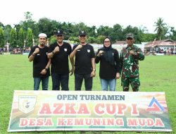 Tutup Azka Cup 1, Bupati Inhil Herman Targetkan Kemunculan Bintang Sepak Bola Daerah