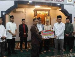 Pemko Tanjungpinang Salurkan Bantuan Rp10 Juta untuk Masjid Ash Shobirin Saat Safari Ramadan