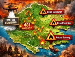 Karhutla Inhil Meluas, BPBD Ajukan Bantuan Water Bombing ke Provinsi Riau