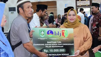 Tutup Safari Ramadhan di Mandau, Bupati Kasmarni Fokus Perkuat Ekonomi Lokal