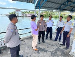 Jaga Arus Mudik Lebaran 2026, Polsek Buru Perketat Pengamanan di Pelabuhan Busung