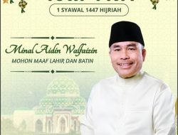 Sampaikan Ucapan Selamat Idulfitri, Mustamin Bakri: Kebersamaan Adalah Kunci Pembangunan