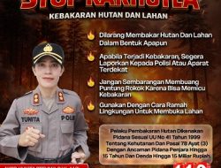 Stop Bakar Lahan! Polres Karimun Ingatkan Sanksi Penjara 15 Tahun dan Denda Rp15 Miliar