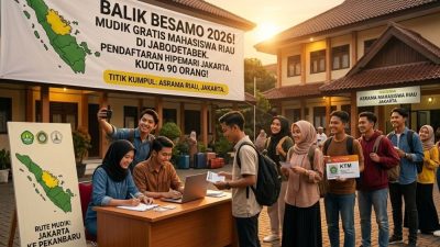 Mahasiswa Riau di Jabodetabek Antusias Sambut Program Balek Besamo Pemprov Riau