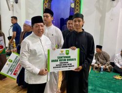 Safari Ramadan Pamungkas, Pemprov Riau Salurkan Bantuan Ratusan Juta di Kuansing