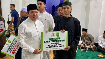 Safari Ramadan Pamungkas, Pemprov Riau Salurkan Bantuan Ratusan Juta di Kuansing