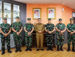 Gubernur Ansar dan Danseskoau Bahas Strategi Ruang Udara Kepri di Dompak