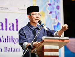 Halalbihalal di Batam Kota, Amsakar Tegaskan Air Bersih, Sampah, dan Banjir Jadi Prioritas Utama