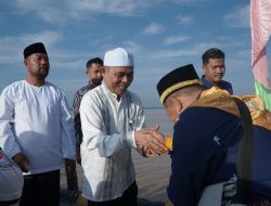 Suasana Haru di Masjid Al-Huda: Bupati Herman Lepas 307 Jemaah Haji Inhil Kloter 7