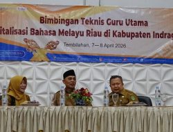Cegah Kepunahan Bahasa Melayu, Bupati Inhil Herman Gandeng Balai Bahasa Gelar Bimtek Guru
