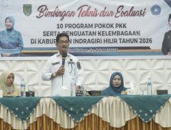 Perkuat Peran LKD, Pemkab Inhil Gelar Bimtek dan Evaluasi 10 Program Pokok PKK 2026