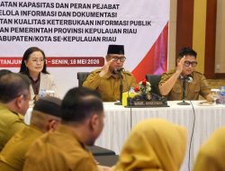 Buka Bimtek PPID di Dompak, Wagub Nyanyang Targetkan Seluruh OPD Kepri Raih Predikat Informatif