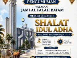 Shalat Iduladha Perdana Digelar di Lahan Pembangunan Masjid Jami Al Falah