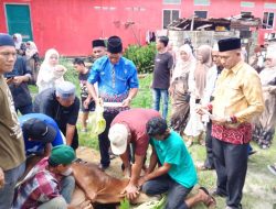 Jaga Kekompakan di Telaga Riau, KKB Karimun Sembelih 9 Ekor Hewan Kurban
