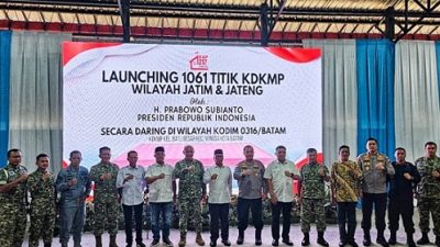 Ikuti Peluncuran 1.061 KDKMP, Wagub Nyanyang Tegaskan Kepri Siap Jadi Laboratorium Maritim Nasional