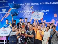 Tutup Abhimata Cup 2026, Wawako Raja Ariza Puji Konsistensi Pembinaan Atlet Bulu Tangkis