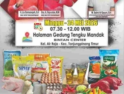 Tekan Inflasi Iduladha 2026, Pemko Tanjungpinang Gelar Pasar Murah di Bintan Center