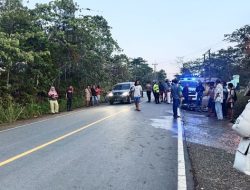 Lakalantas Maut di KM 50 Jalan Uban Lama, Pengendara Kawasaki Ninja Meninggal Dunia