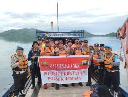 Polsek Jemaja Patroli Pulau Terluar Anambas, Jaga Ketat Batas Negara
