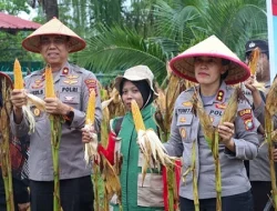 Dukung Asta Cita Presiden, AKBP Yunita Stevani Pimpin Panen Raya Jagung Serentak di Karimun