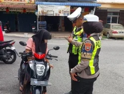 Bukan Cuma Teguran Lisan, Satlantas Polres Karimun Layangkan Surat Peringatan Tertulis Bagi Pelanggar