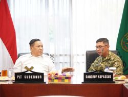 Perkuat Sinergi Pertahanan, Plt Gubri SF Hariyanto Terima Kunjungan Dangrup 3 Kopassus