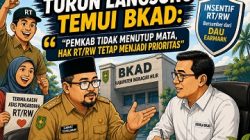 Insentif RT/RW Tembilahan Belum Cair, Camat Gerak Cepat Datangi Kantor BKAD Inhil