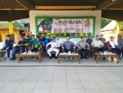 Peringati May Day 2026 di Lapangan Gajah Mada, Wakil Ketua II DPRD Asmadi Serap Aspirasi Buruh