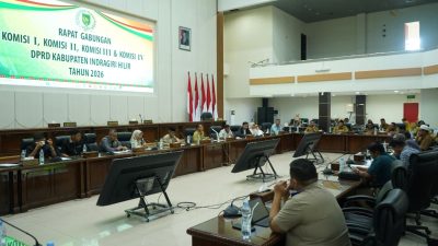 Mediasi Sengketa Lahan Sawit, Junaidi An Pimpin Rapat Gabungan Lintas Komisi DPRD Inhil