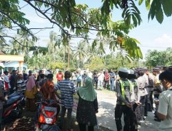 Tolak Tambang Pasir Darat, Aksi Demo Warga Sawang Dikawal Humanis oleh Polres Karimun
