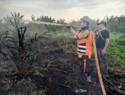 Respons Cepat BPBD Inhil Padamkan Dua Titik Karhutla dalam Hitungan Jam